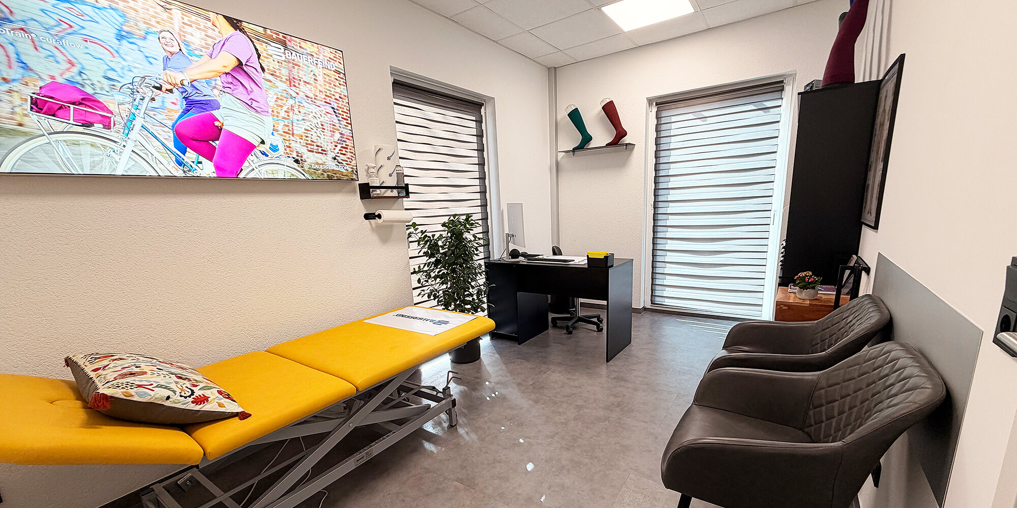 Anprobe und Anpassung Zimmer und Behandlungsraum